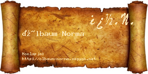 Ölbaum Norma névjegykártya